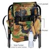 ADROIT Outdoorsmen Backpack N' Chair | 8"x10" Seat Size (20.3 cm x 25.4 cm) | Green Camouflage | Sturdy Cotton & Black Metal Tubing | Ideal for Fishing, Hiking & Camping view 3