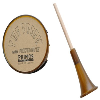 Primos Hunting The Freak Frictionite Turkey Hunting Pot Call, Strapable 226, Brown