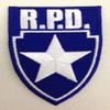 RESIDENT EVIL R.P.D. Silver Star Blue Logo Shield PATCH view 3