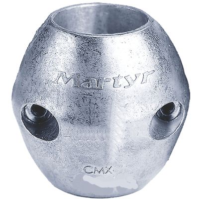 Martyr CMX08, Streamlined Shaft Anode 1-3/4 inch, Zinc
