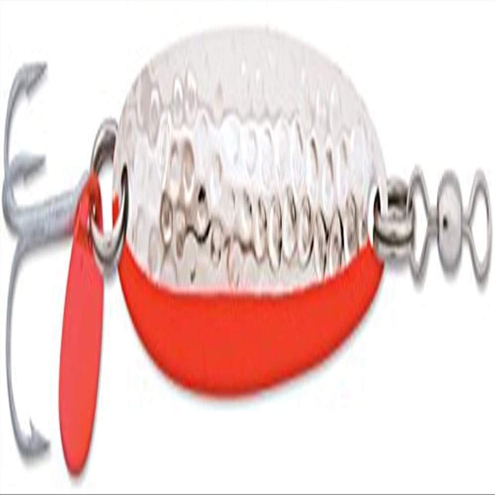 Luhr Jensen 5/8 Krocodile (Treble Hook) Hammered Chrome, Multicolor (1003-058-0309)