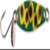 Luhr Jensen 1 Needlefish Frog/Brass Back, 1051-001-0074 view 1