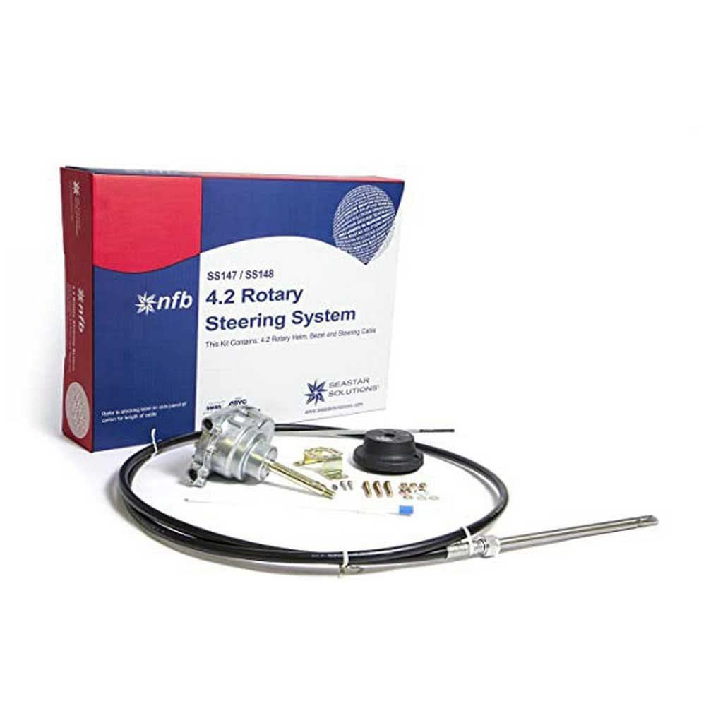 Dometic SeaStar NFB (No Feedback) Rotary Steering Kit with Single Cable, SS14718, 18ft.