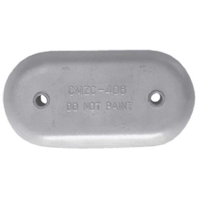 Martyr CMMZ404, Zinc Alloy Pleasurecraft Medium Streamlined Bolt-on hull anode, Zinc Alloy