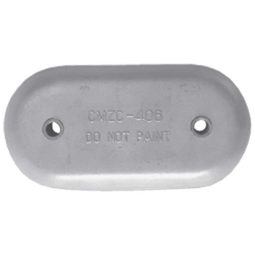 Martyr CMMZ404, Zinc Alloy Pleasurecraft Medium Streamlined Bolt-on hull anode, Zinc Alloy