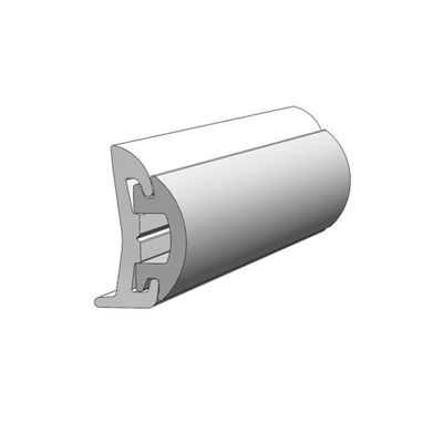TACO Metals 1 1/2" Black 20' Rigid Rubrail