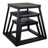 Ader Sporting Goods Plyometric Platform Box 4 Pcs Set- 12", 18", 24", 30" Black view 2