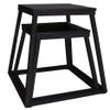 Ader Sporting Goods Plyometric Platform Box 4 Pcs Set- 12", 18", 24", 30" Black view 3