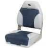 High Back Fold Down Seat Color: Grey / Navy view 1