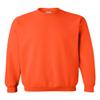 50/50 Crewneck Sweatshirt, Color: Orange, Size: XXX-Large view 1