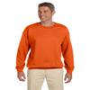 50/50 Crewneck Sweatshirt, Color: Orange, Size: XXX-Large view 2