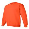 50/50 Crewneck Sweatshirt, Color: Orange, Size: XXX-Large view 3