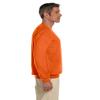 50/50 Crewneck Sweatshirt, Color: Orange, Size: XXX-Large view 4
