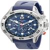 Nautica Men's N14555G NST Stainless Steel Watch with Blue Resin Band view 1