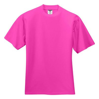 Jerzees Dri-Power Mens Active T-Shirt Medium Cyber Pink