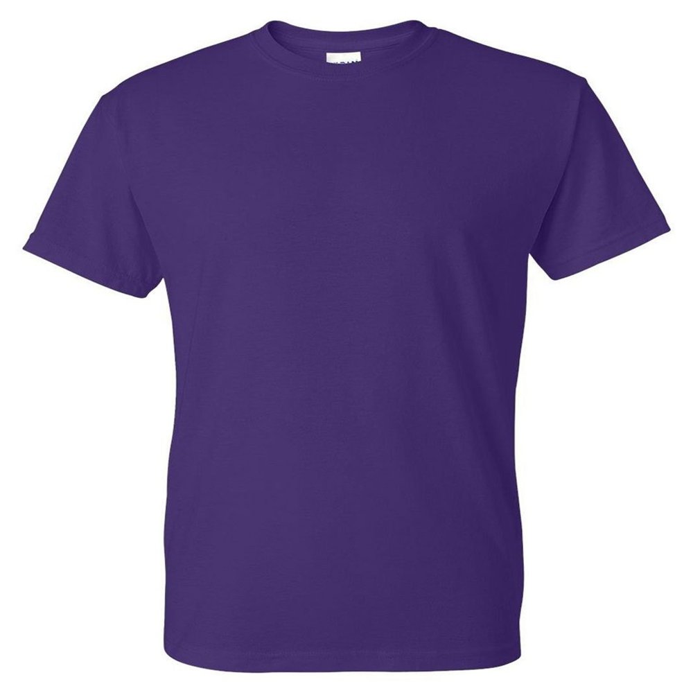 50/50 Ultra Blend Tee Shirt, Color: Purple, Size: XXX-Large