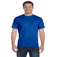 50/50 Ultra Blend Tee Shirt, Color: Royal, Size: XX-Large