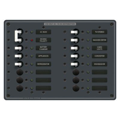 Blue Sea Systems AC Main + 14 Positions [European]