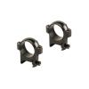 Burris Zee Weaver-Style Solid Steel Secure Reliable Durable Optic Mounting Rings - 1 inch; Low; Black Gloss; Usual view 1