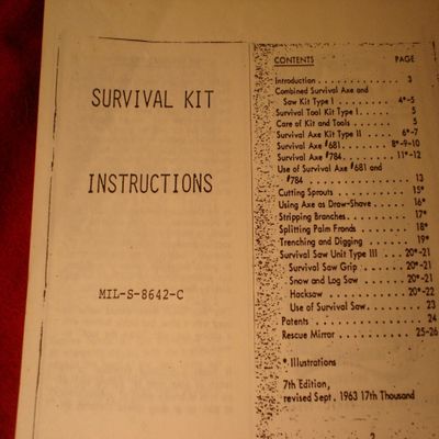 Booklet: The Global Survival Kit, SK-NA- 2