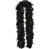 Deluxe Hollywood Tinsel Feather Boa in Black/Gold - 72" (1 Pc.) - Glamorous & Dazzling Party Accessory for Show-Stopping Style view 3