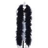 Zucker Turkey Feather Chandelle Boa - (72 Inch) Heavy Feather Boas for Adults - Roaring 20's Costume, Mardi Gras Party Boa view 2