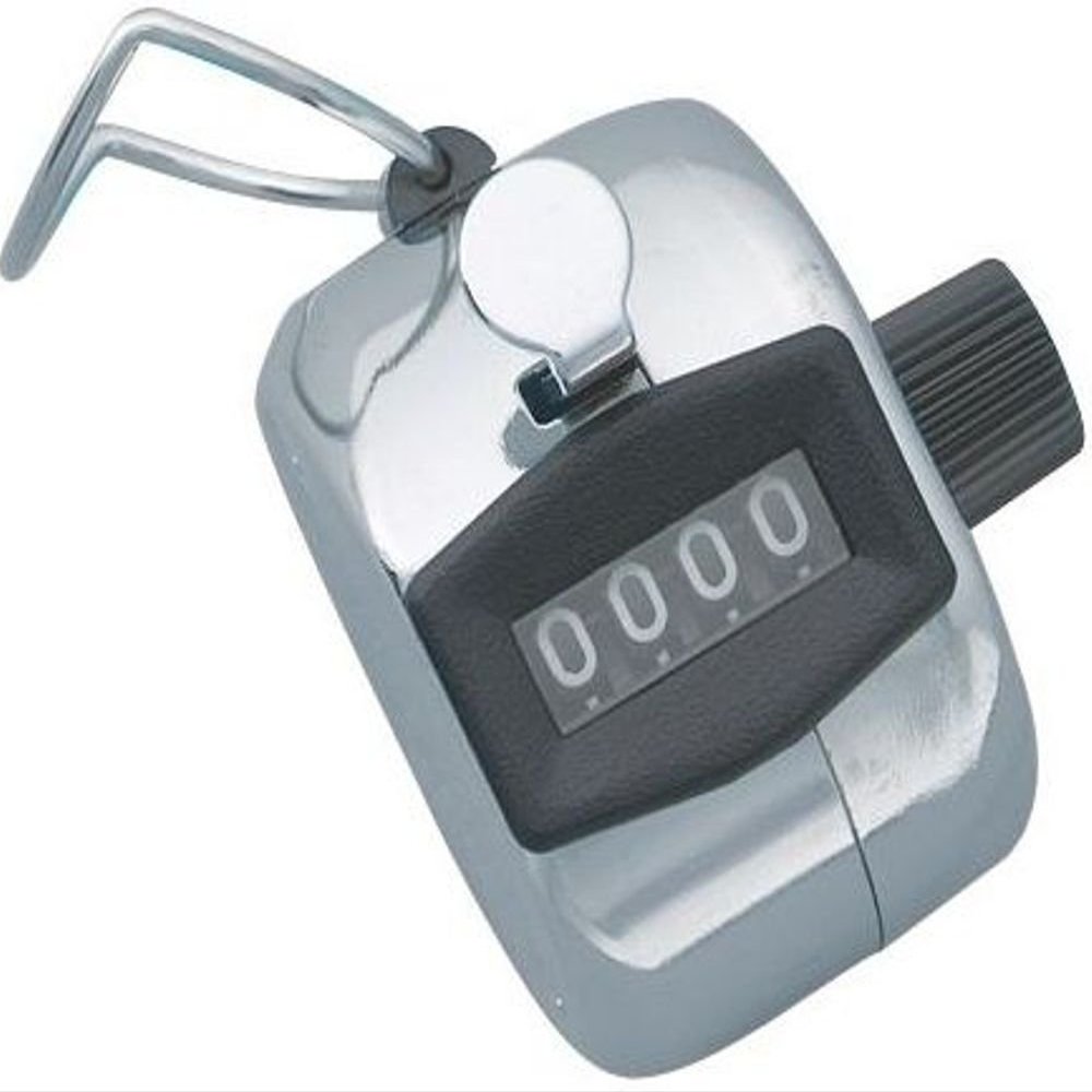 Alvin T544 Hand-held Tally Counter, Record and Count instantly with This Precision Counter, Easy Action Lever Changes Count with Slight Thumb Pressure and a Single Side Knob Turn Resets Counter to Zer