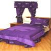 College Covers Everything Comfy Kansas State Wildcats Dust Ruffle Bed Skirt, Full view 2