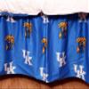 College Covers Everything Comfy Kentucky Wildcats Dust Ruffle Bed Skirt, Full view 1