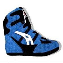 Low Top Boxing Shoe - Blue, Size 6