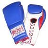 Double-A-Boxing Sparring Gloves - Blue, 18OZ view 1