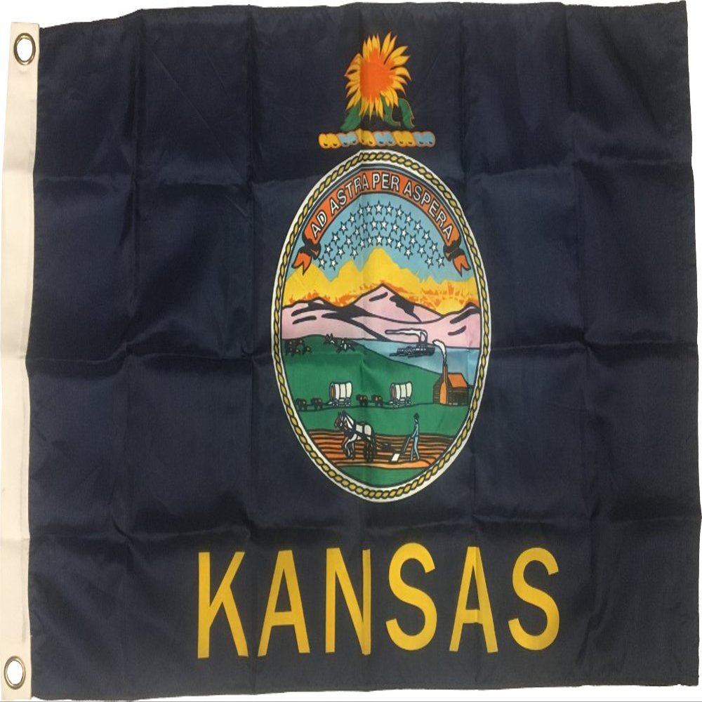 Large New 2x3 Kansas State Flag US USA American Flags