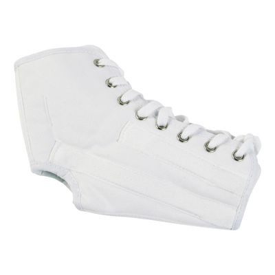 Gamma Deluxe Ankle Support, White, Medium
