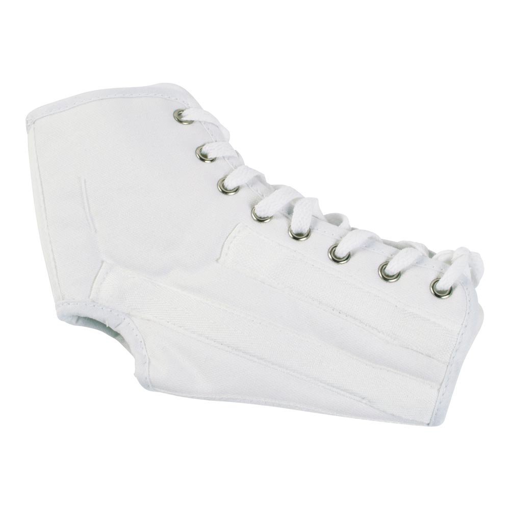 Gamma Deluxe Ankle Support, White, Medium