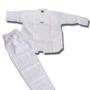 White 7 oz Taekwondo Uniform, 000