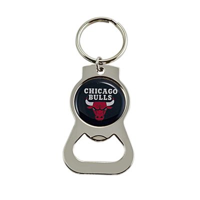 Aminco unisex adult Bottle Opener Ring sports fan keychains, Chicago Bulls, Regular US