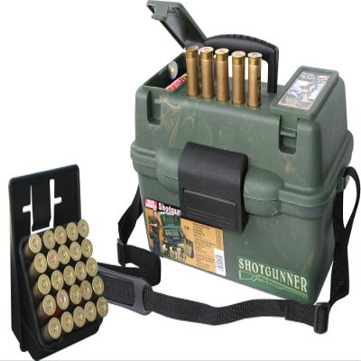 MTM SH100-12-09 Shotgun Hunter Case & EZ Grab Shotshell Holster, USA Made, Camo