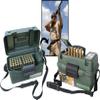 MTM SH100-12-09 Shotgun Hunter Case & EZ Grab Shotshell Holster, USA Made, Camo view 2