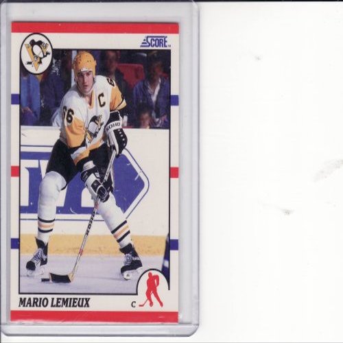 1990-91 Score #2 Mario Lemieux (Hockey Cards) [Misc.]