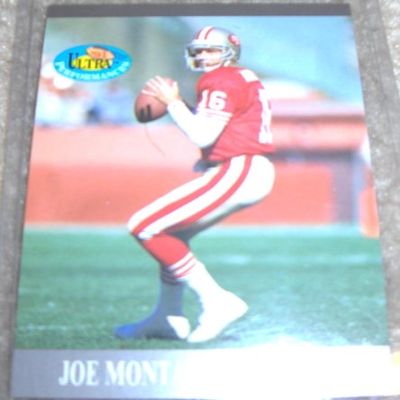 1991 Fleer Ultra Joe Montana NFL Football Ultra Performance Card