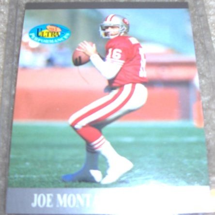 1991 Fleer Ultra Joe Montana NFL Football Ultra Performance Card