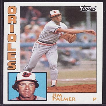 1984 Topps #750 Jim Palmer [Misc.]