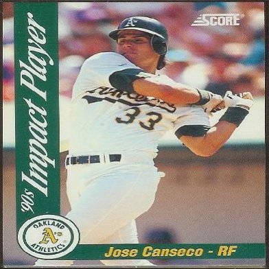 1992 Score Impact Player #52 Jose Canseco [Misc.]
