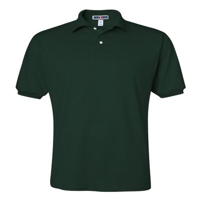 Jerzees SpotShield 5.6-Ounce Jersey Knit Sport Shirt, 4XL, Forest Green