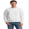 Gildan Activewear 50/50 Crewneck Sweatshirt, 3XL, White view 1