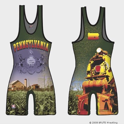 Brute Pennsylvania Sublimated Singlet - XS