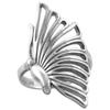 Sterling Silver Open 31mm Sideway Butterfly Ring for Women size 6 view 1