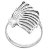 Sterling Silver Open 31mm Sideway Butterfly Ring for Women size 6 view 2