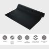 Yogi Mat by Wai Lana (Color: Black) - 1/8 inch Thick, Non-slip, Stylish, Latex-Free, Lightweight, Optimum Comfort view 2