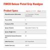 Fimco 5273959 Pistol Grip Handgun with X-26 Tip, 18" Aluminum Wand, Adjustable Pattern Tip, Flow Rate Up To 5.G.P.M., 300 P.S.I. view 3